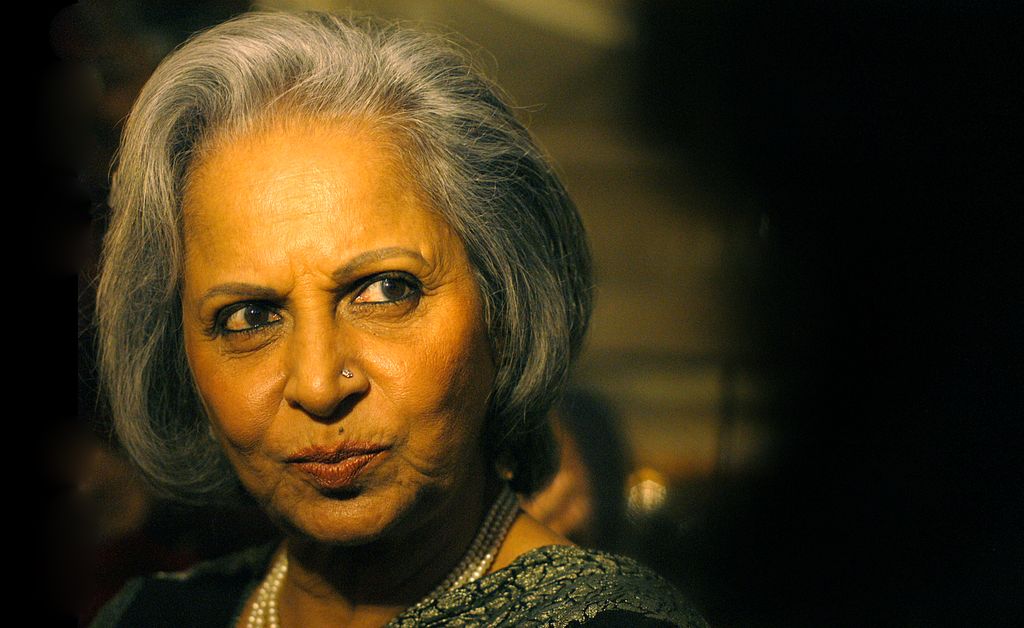 Bollywood actress Waheeda Rehman