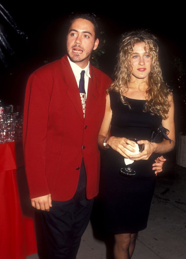 Robert Downey Jr. and Sarah Jessica Parker in Santa Monica, California circa 1990 