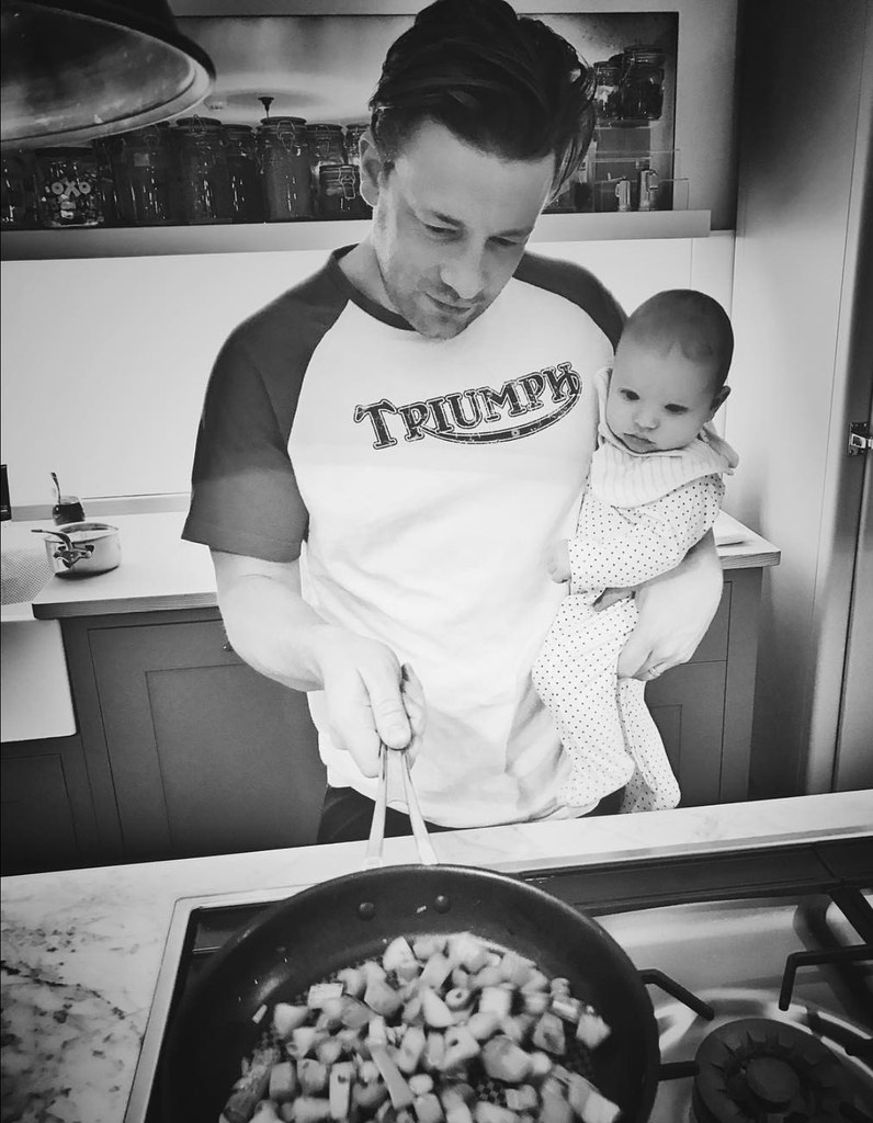 Jamie Oliver's son Buddy in the kitchen
