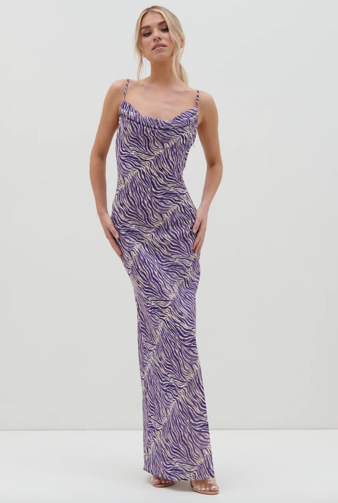 Pretty Lavish zebra print dress