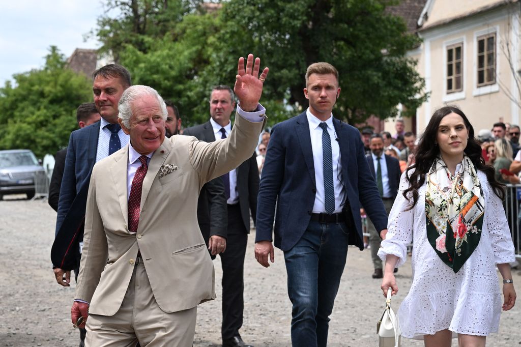 King Charles steps out in Romania