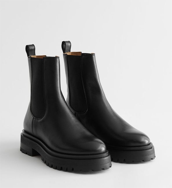 Stories chunky chelsea boots
