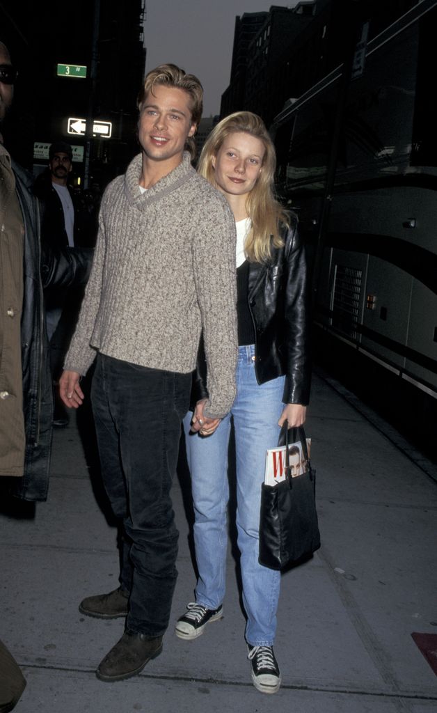 Brad Pitt and Gwyneth Paltrow on the streets