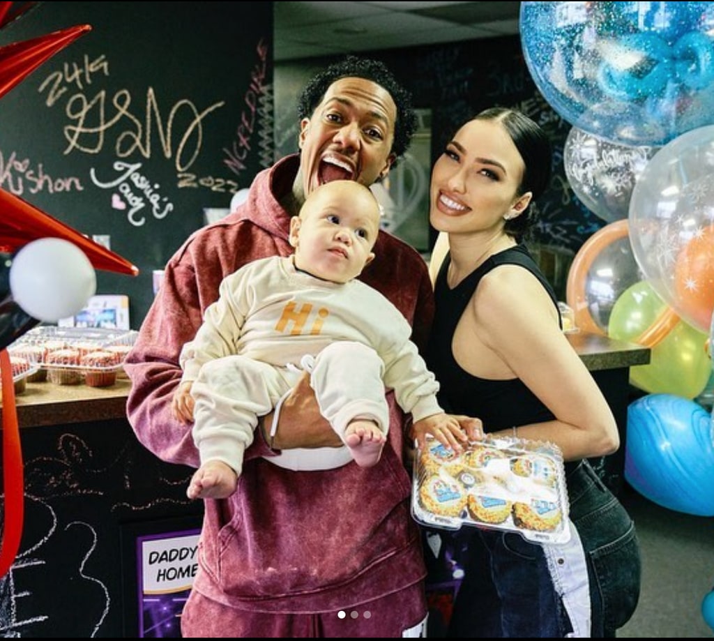 Photo shared by Bre Tiesi on Instagram with Nick Cannon and their son Legendary Love