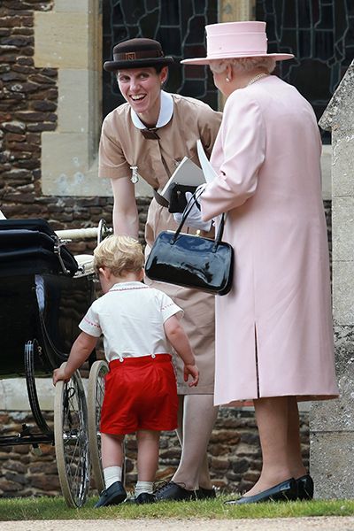 prince george with nanny