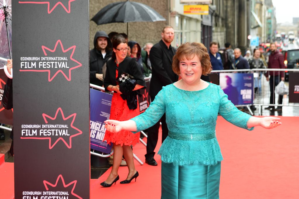 woman in green dress at edinburgh international film festival 