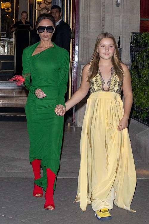 Harper Beckham, 12, looks like an angel in dress from mum Victoria's ...