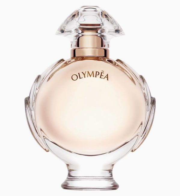 round light pink bottle of olympea