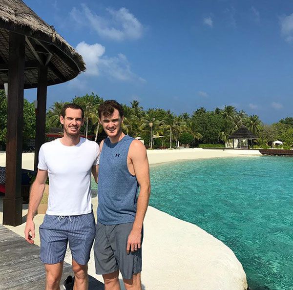 andy murray brother jamie maldives