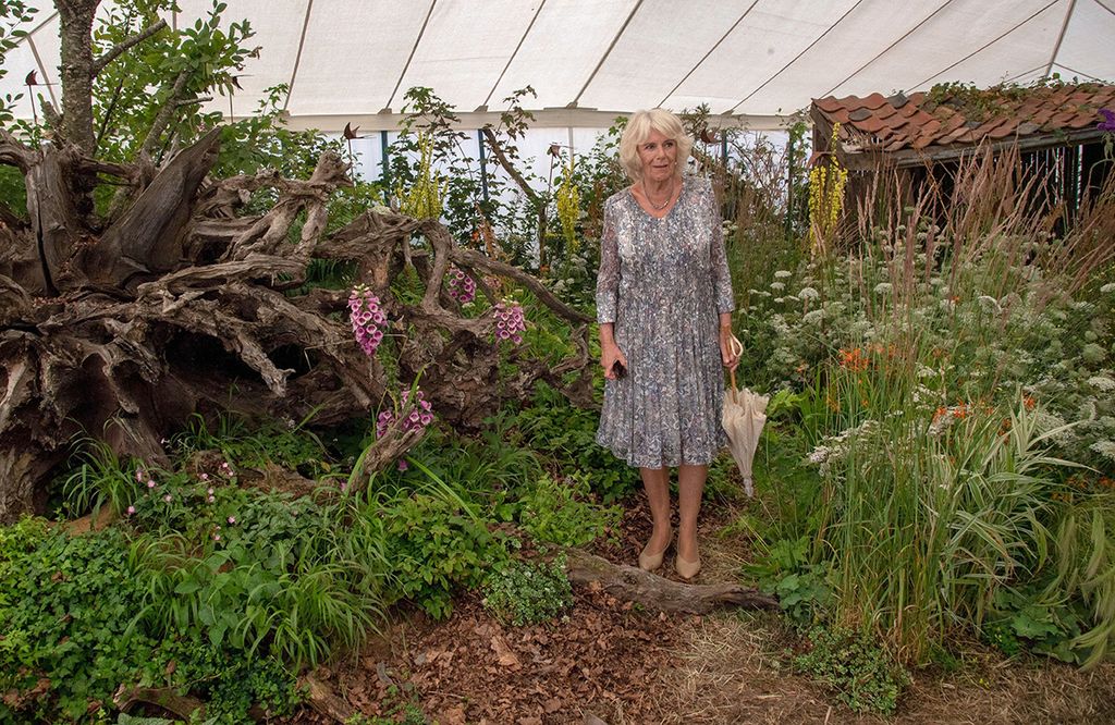 Queen Camilla at Sandringham Flower Show 2018