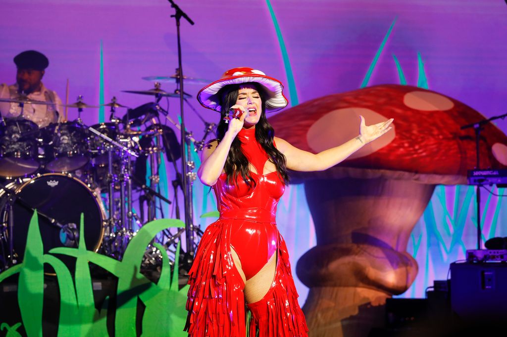 Katy Perry performing