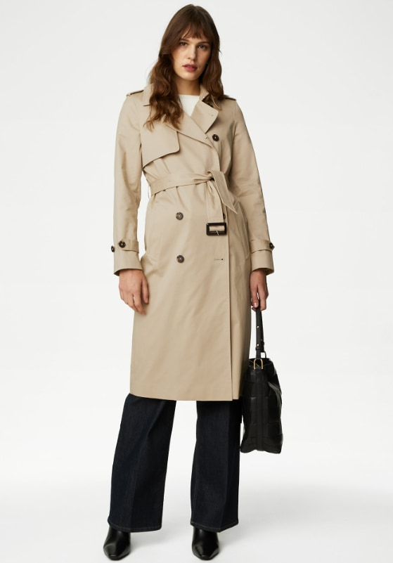 marks and spencer trench coat 