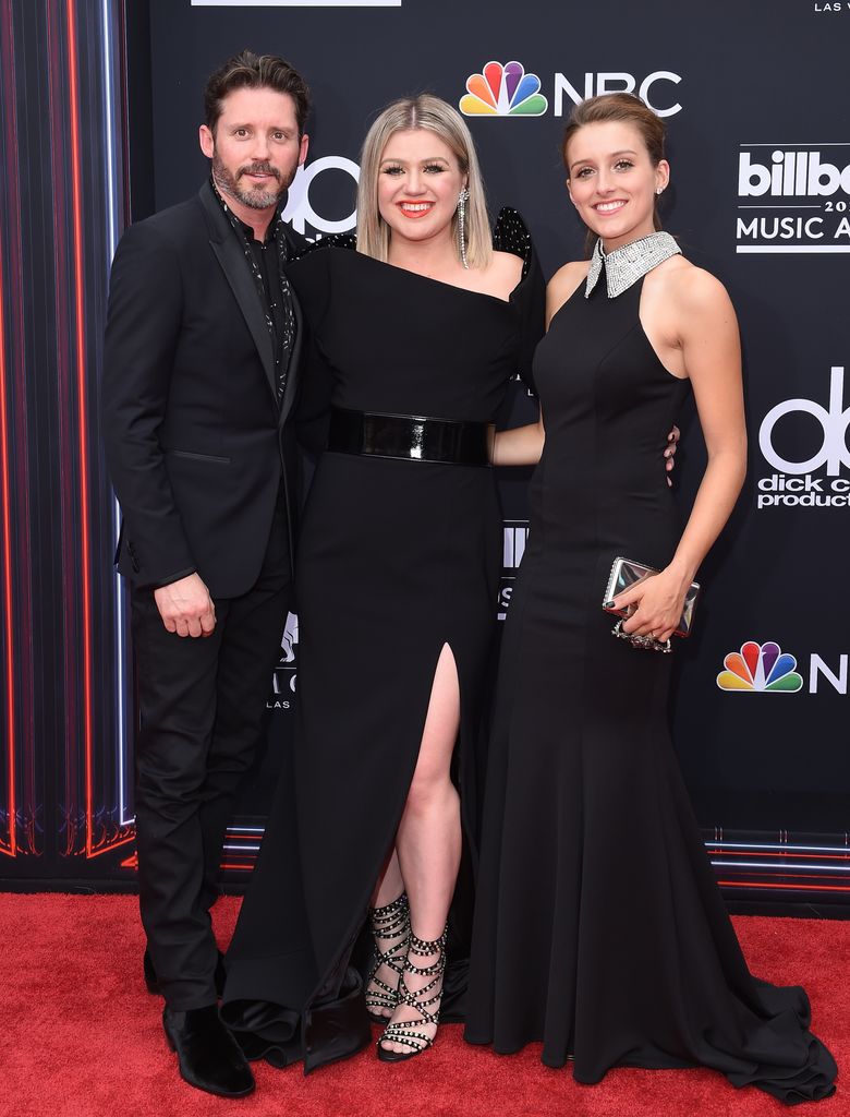 Kelly Clarkson, Brandon Blackstock, and Savannah Blackstock 