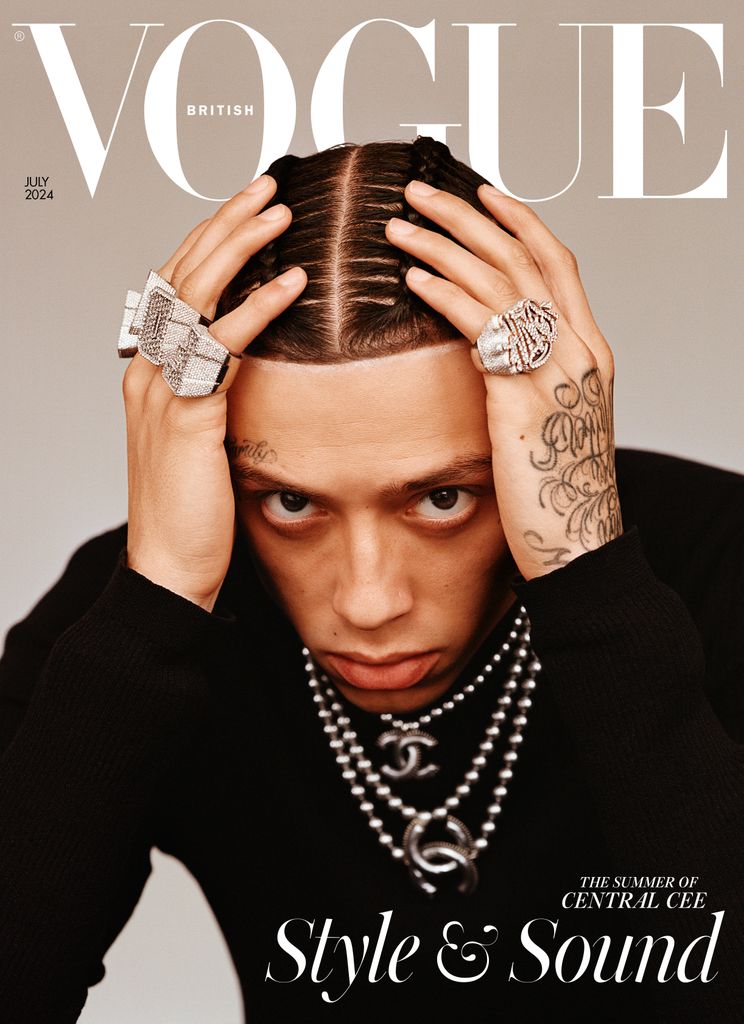 Vogue Cover of Central Cee