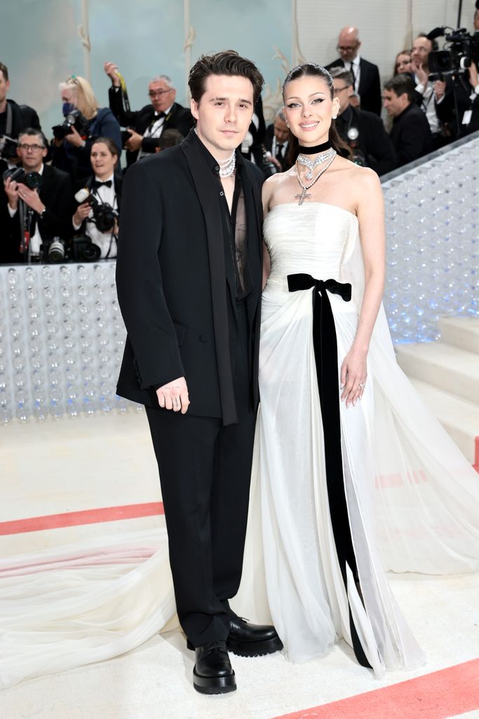 Nicola and Brooklyn Peltz Beckham at the Met Gala 2023