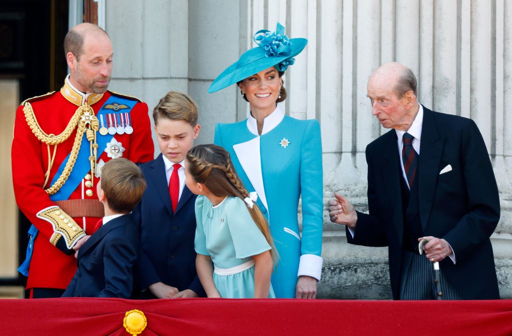 Prince William and his children, George, Charlotte and Louis