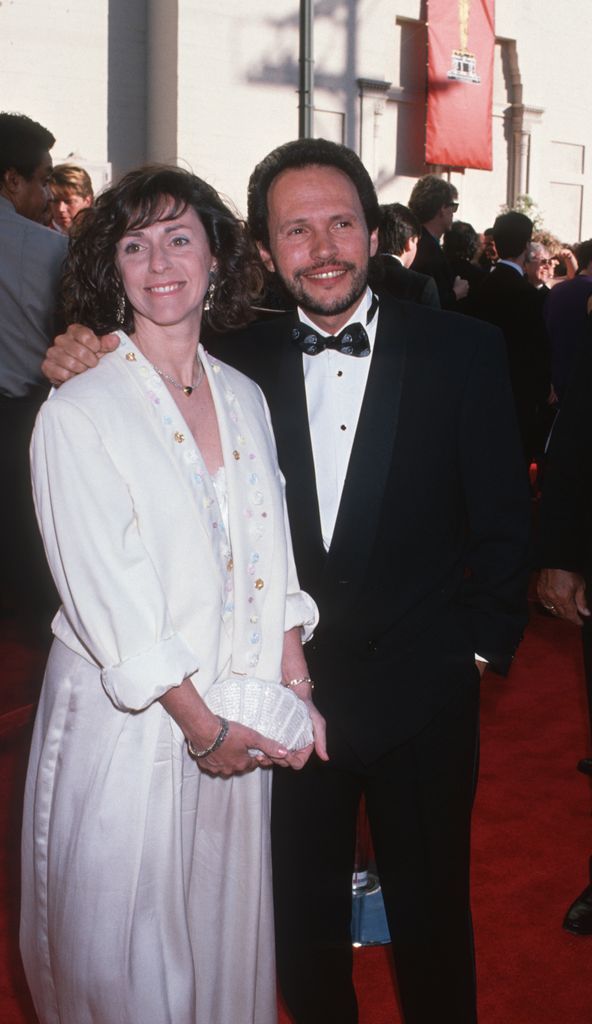 Janice Crystal and Billy Crystal during 61st Annual Academy Awards