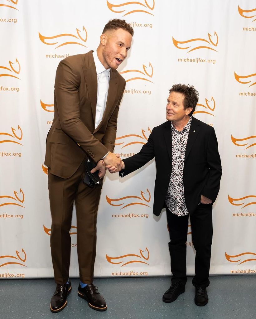 Sam Fox shares a photo of dad Michael J. Fox and Blake Griffin on Instagram