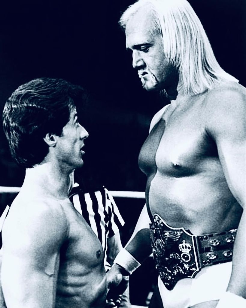 sylvester stallone hulk hogan rocky III