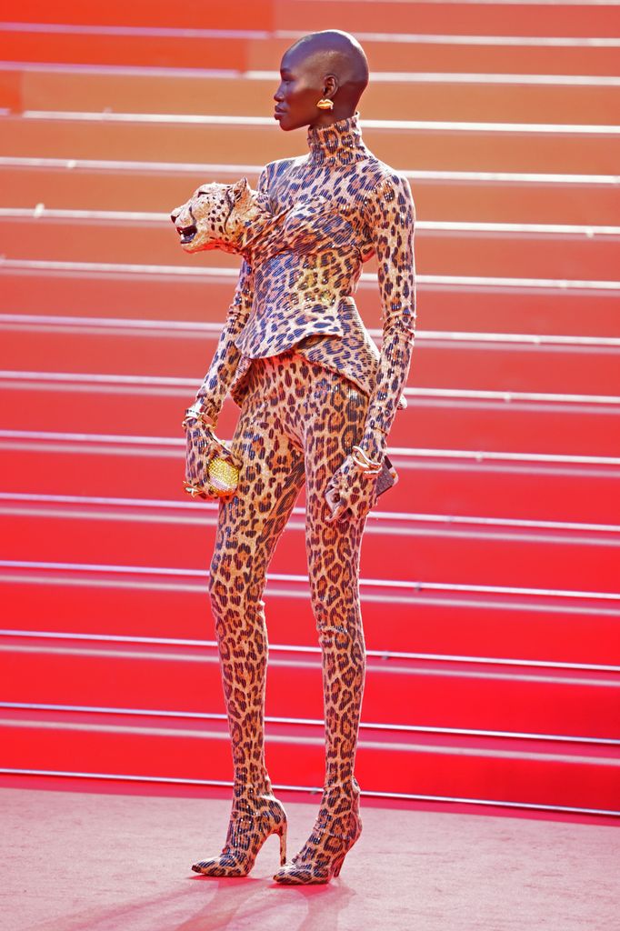 Mitchell Akat Maruko Raan departs the "Dossier 137" (Case 137)" red carpet at the 78th annual Cannes Film Festival at Palais des Festivals on May 15, 2025 in Cannes, France. (Photo by Pascal Le Segretain/Getty Images)