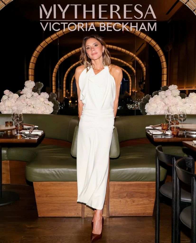 Victoria Beckham white dress