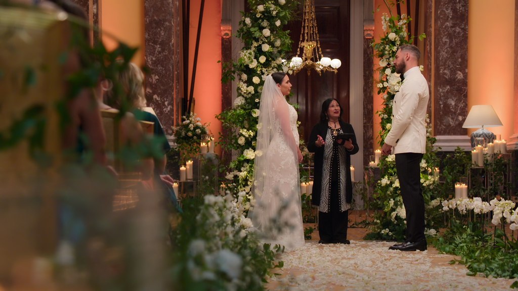 Sabrina and Steven at their wedding