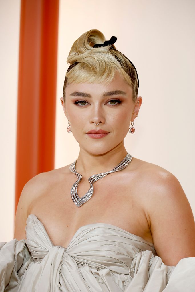 Florence Pugh attends the 95th Annual Academy Awards on March 12, 2023 in Hollywood, California. (Photo by Mike Coppola/Getty Images)