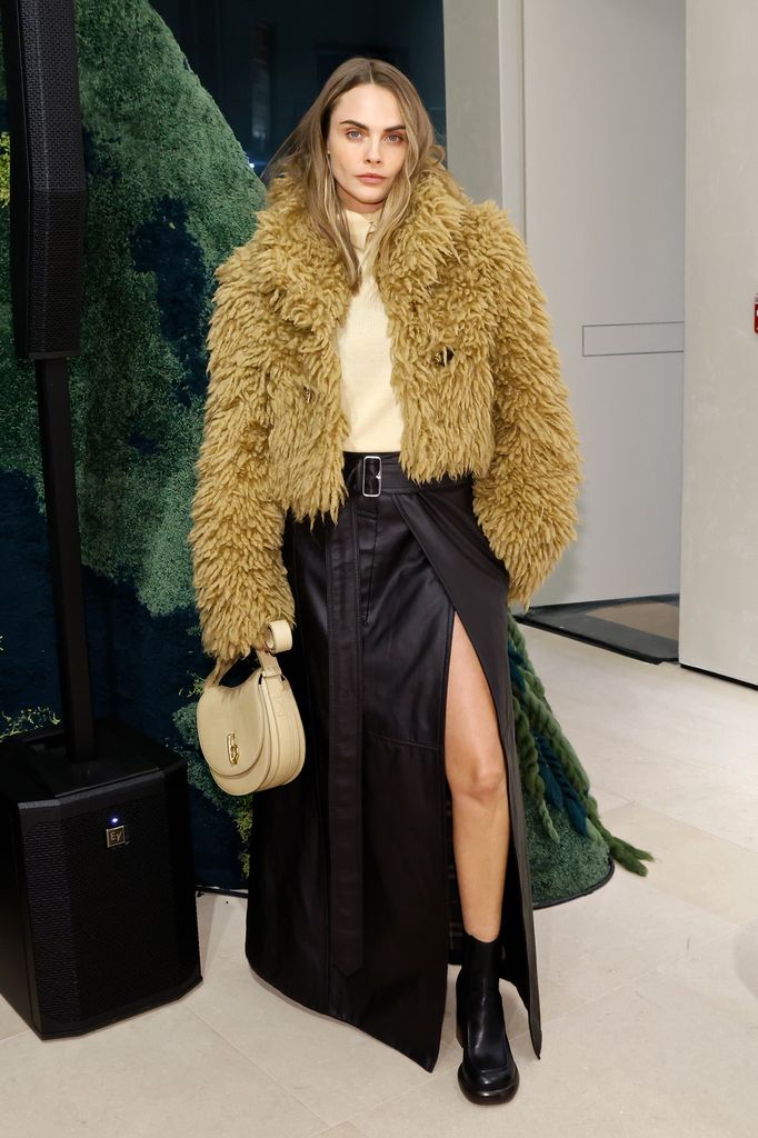 cara delevigne attended the Burberry 57th Street Store reopening in New York