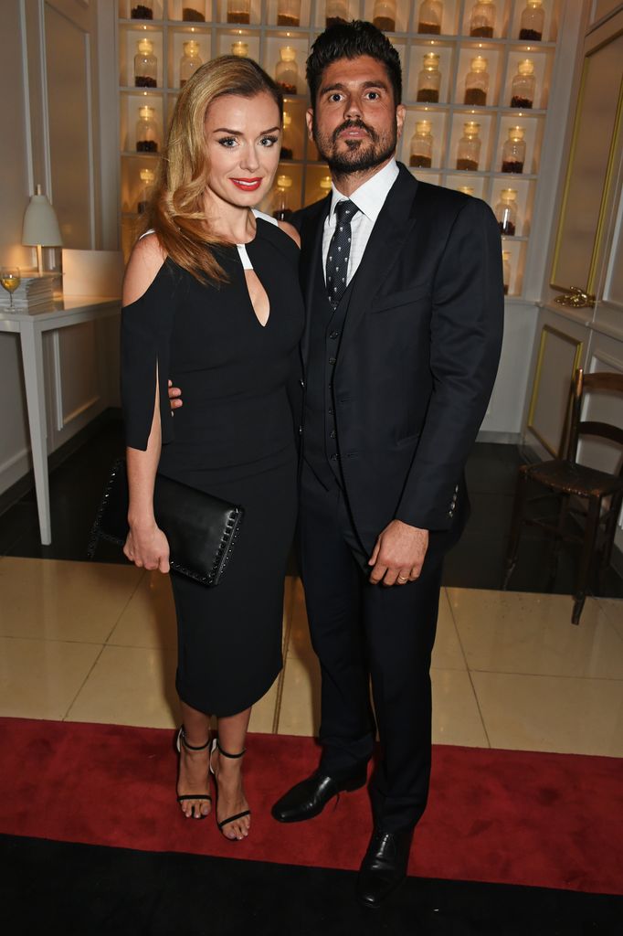 Katherine Jenkins pictured with her husband  Andrew Levitas 