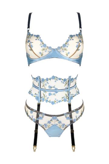 Charlotte Ciel Bra in blue floral 