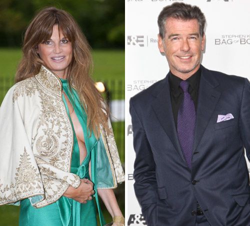 Jemima Khan and Pierce Brosnan are two of the friends who have been supporting her