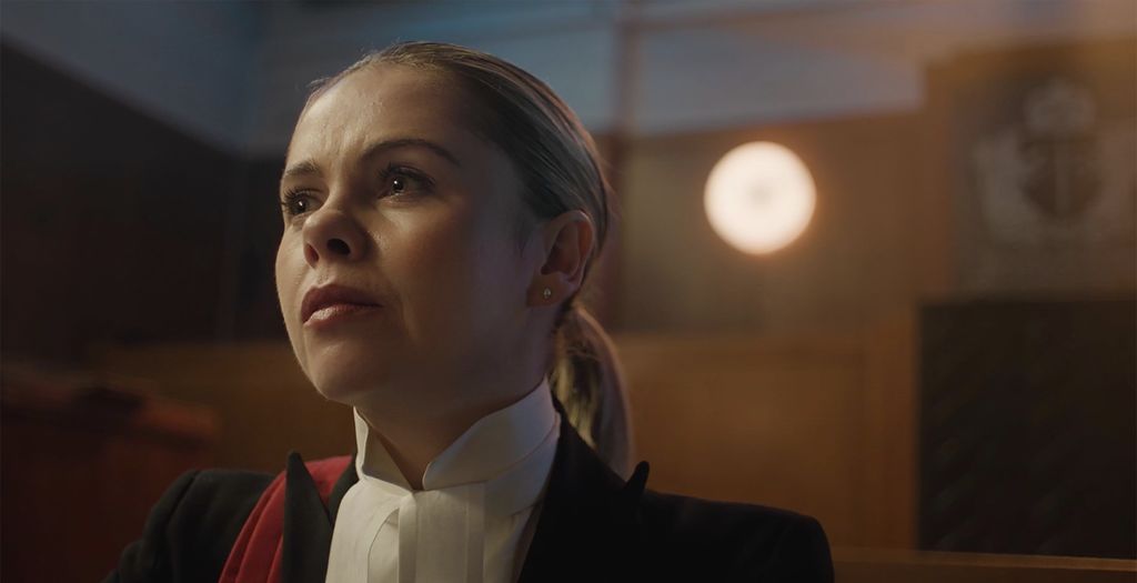 close-up female lawyer