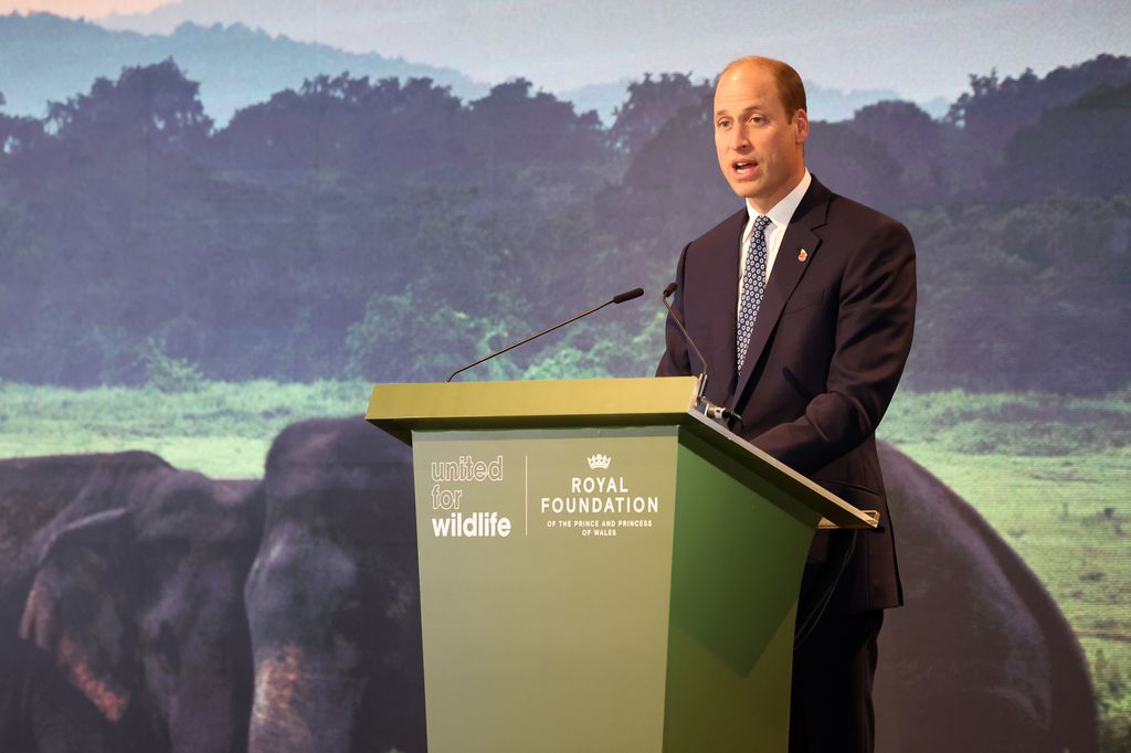 Prince William speaks at the United for Wildlife Global Summit in Singapore