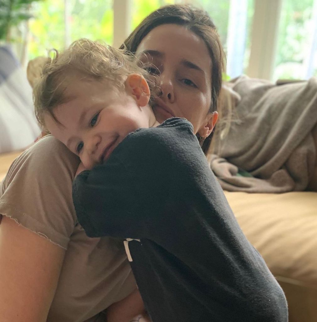 Addison Timlin with their youngest daughter, Dolores