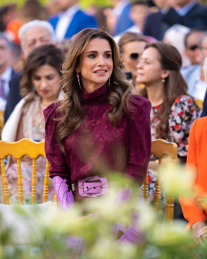 Queen Rania at Prince Hashem's graduation