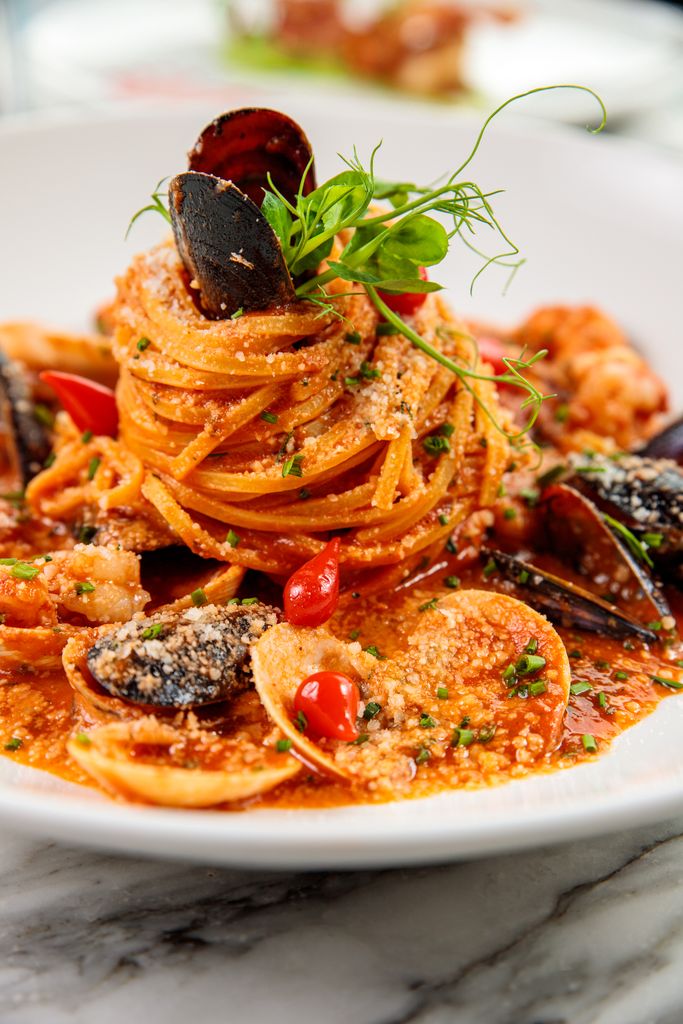 The seafood linguine is not one to miss