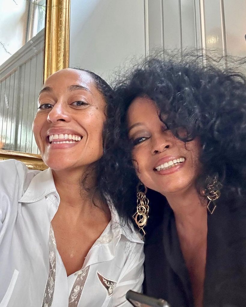 Tracee Ellis Ross and Diana Ross' selfie from a lunch date
