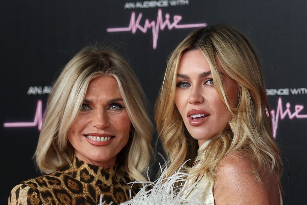 Abbey Clancy with her mother Karen 