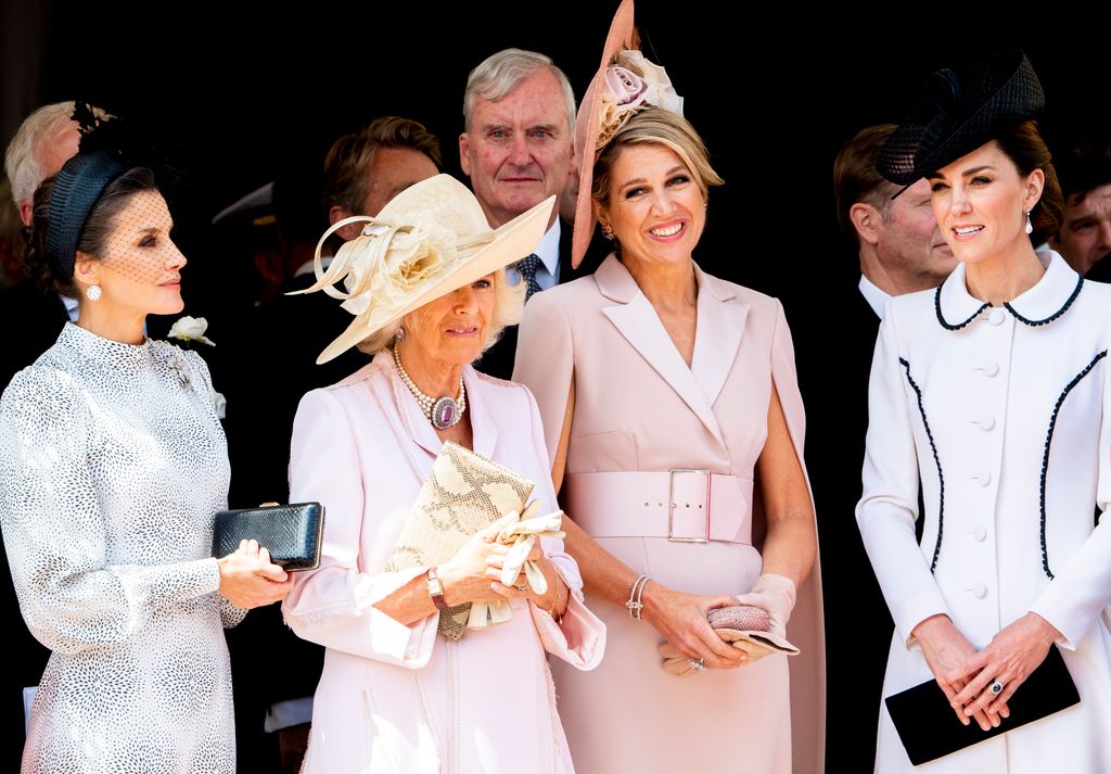 Princess Kate with camilla, maxima and letizia