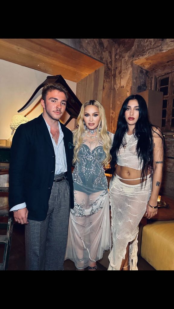 Lourdes Leon and Rocco Ritchie join Madonna during her 65th birthday celebration