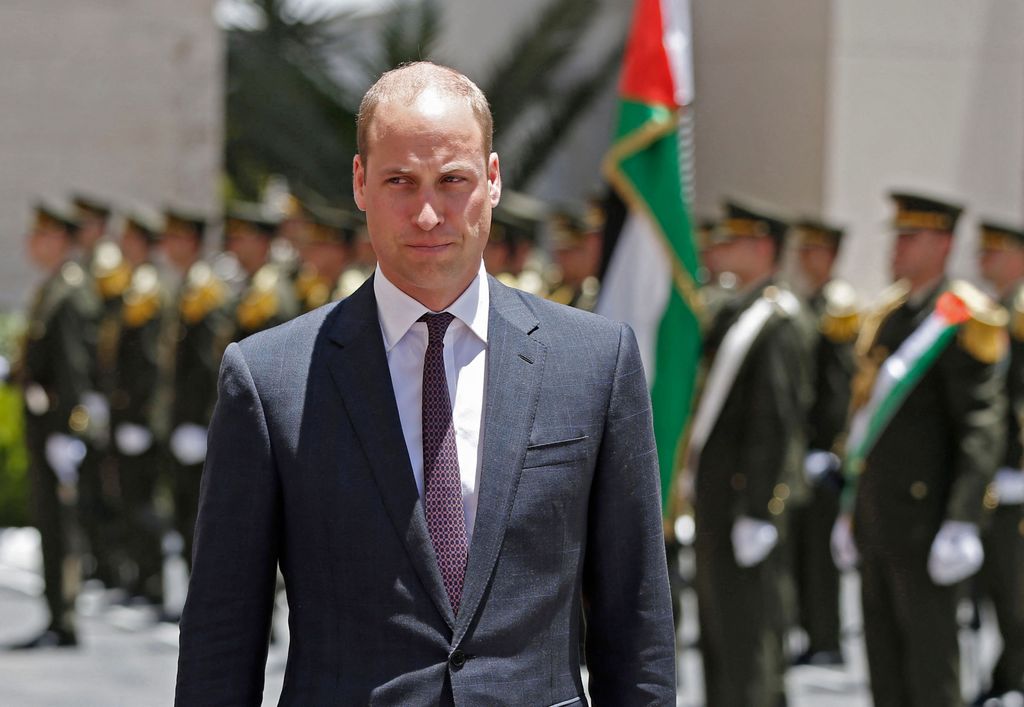 Prince William in Ramallah, 2018