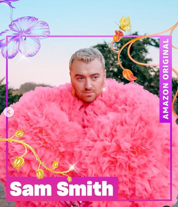 sam smith fluffy pink coat beautiful single cover