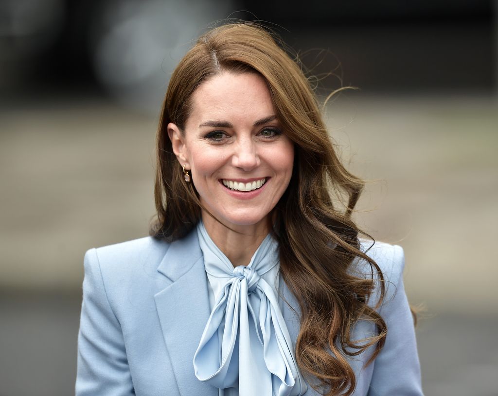 Kate Middleton, the Princess of Wales pictured during her visit to Carrickfergus on October 6, 2022 in Carrickfergus, Northern Ireland.
