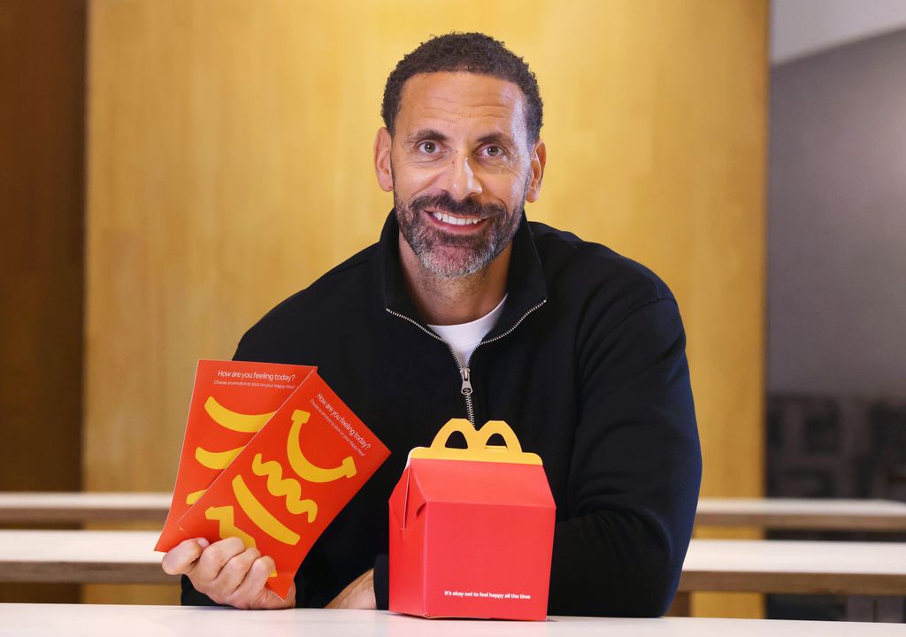 Rio Ferdinand works with McDonald's on mental health campaign