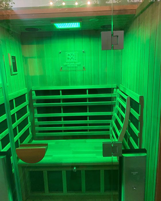 carol vorderman infrared sauna green