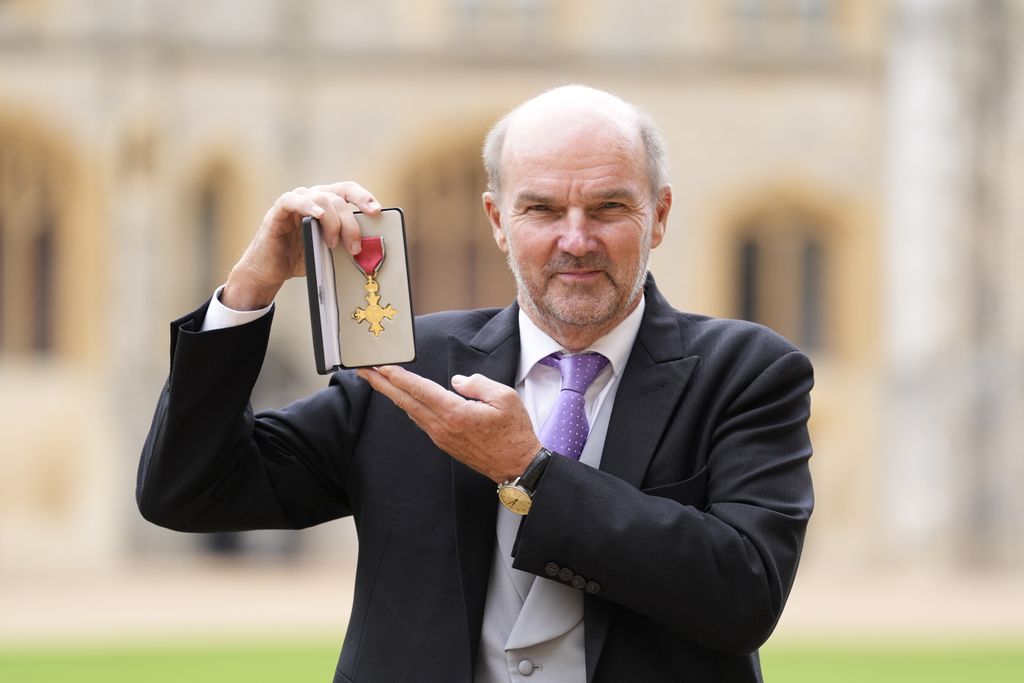  Television Producer and Executive Stephen Lambert, after he was made an OBE