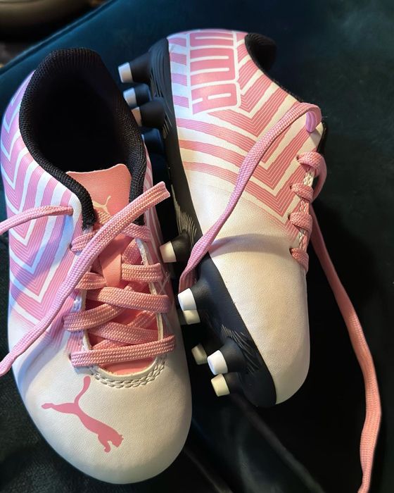 rani roses pink soccer boots