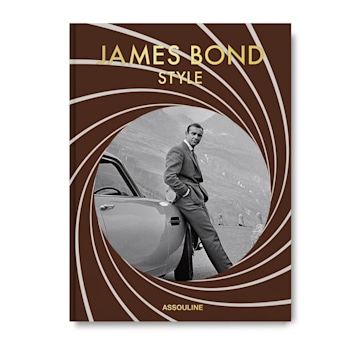 The James Bond Style book by Assouline, a large format coffee table book celebrating the style and elegance of 007 and his world.