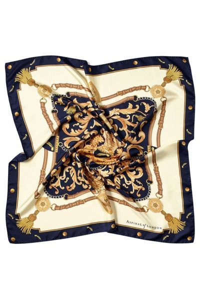 Aspinal of London silk scarf