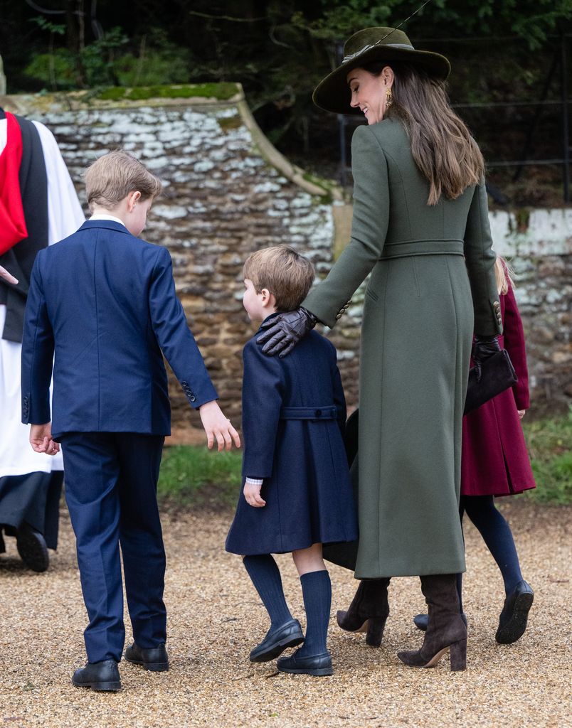 royals walking to church 